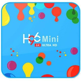 تصویر اندروید باکس H96 مدل MINI Set Top Box ظرفیت 128 گیگابایت 