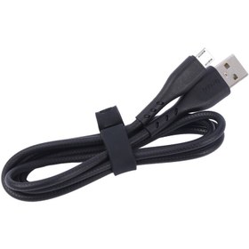 تصویر کابل میکرو یو اس بی فست شارژ Beyond BUM-401 2.1A 1m روکش طرح چرم Beyond BUM-401 2.1A 1m Micro USB Fast Charging Cable