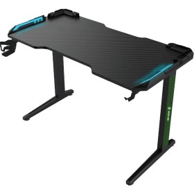 تصویر میز گیمینگ RGB بدنه کربنی مدل RGB Gaming Desk گرین لاین 