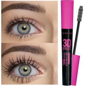 تصویر ریمل تری دی فارماسی 3D High Definition Mascara Farmasi