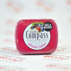 تصویر قرص خوشبو کننده دهان کامپس طعم توت وحشی وزن ۱۴ گرم 