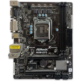 تصویر مادربرد ازراک ASROCK H61M-DPS Stock Motherboard ASROCK H61M-DPS