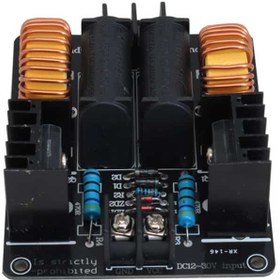 تصویر ماژول کوره القایی ZVS توان ۱ کیلو وات با محدوده ولتاژ ۱۲ تا ۳۰ ولت 