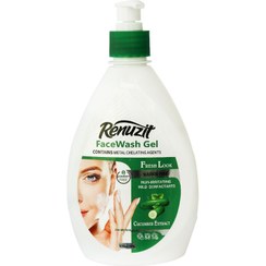 تصویر ژل شستشوی صورت مناسب پوست های خشک 500میل رینوزیت Renuzit Face Wash Gel For Dry Skin 500ml