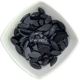 تصویر نگین چسبی تخت مارکیز تمشکی سایز 7*15 بیست عددی 