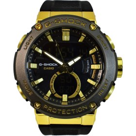 تصویر CASIO G- SHOCK HSD-010 جدید دوزمانه کاسیو جی شاک دو زمانه ،، آنتی مغناطیس ،، صفحه رنگی بسیارخوش طرح 