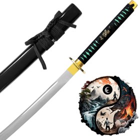 تصویر شمشیر کاتانا رزمی مدل Black Warrior 