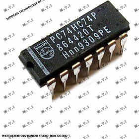 تصویر آی سی تی تی ال PC74HC74P / PHILIPS THAILAND 