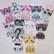 تصویر گیره دستکش طرح گربه 