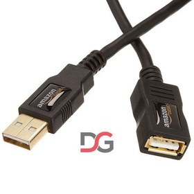 تصویر کابل افزایش طول USB 2.0 آمازون ۳ متری USB length extension cable