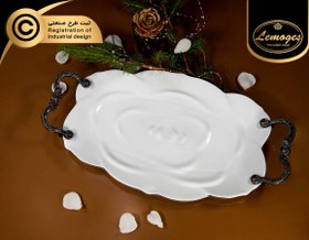 تصویر دیس بیضی رز بزرگ سایز 3×26×40 