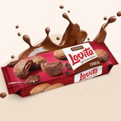 تصویر کوکی شکلاتی روشن لاویتا ROSHEN LOVITA Soft Cream Cookies با مغز کرم شکلاتی 127 گرم 