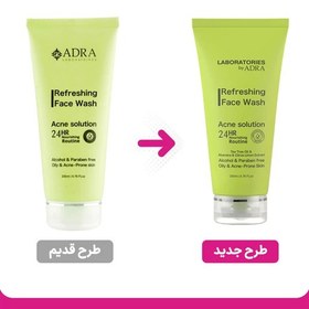 تصویر فیس واش پوست های چرب و دارای آکنه آدرا 200میل/Adra Refreshing Face Wash Greasy & Combination 200 ml 