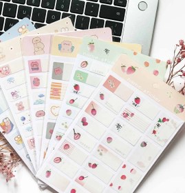 تصویر برچسب نام ضدآب فانتزی 