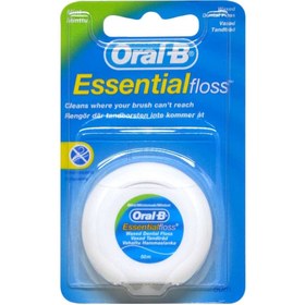 تصویر نخ دندان ارال بی Oral B Essential Mint Dental Floss 50m 