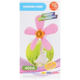 تصویر پنکه رومیزی مدل 400A – سفید آبی 