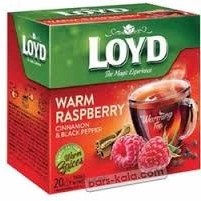 تصویر دمنوش گیاهی لوید فلفل سیاه دارچین و تمشک گرم Loyd 