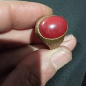 تصویر انگشتر لعل یاقوت سرخ 