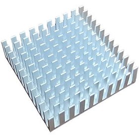 تصویر هیت سینک نقره ای سایز 4x4 مخصوص المان سرد کننده 