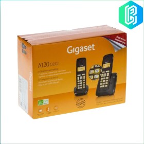 تصویر گوشی تلفن بی سیم گیگاست مدل A120A Duo Gigaset A120A Duo Wireless Phone