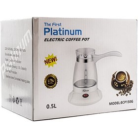 تصویر قهوه جوش برقی Platinum Electric Coffee Pot ا Platinum white Electric Coffee Pot Platinum white Electric Coffee Pot