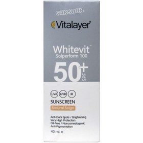 تصویر فلوئید ضد آفتاب ضد لک وایت ویت ویتالیر ۵۰ میلی لیتر Vitalayer Whitevit Anti-Brown Spot Whitening Fluid ۵۰ ml