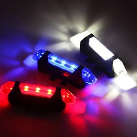 تصویر چراغ عقب دوچرخه شارژی ۹۱۸ 918 rechargeable bicycle rear light