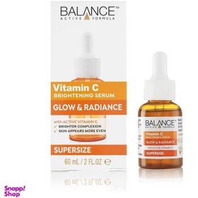 تصویر سرم روشن کننده پوست بالانس حاوی ویتامین سی 60 میل ا Balance Vitamin C Brightening Serum 60ml Balance Vitamin C Brightening Serum 60ml