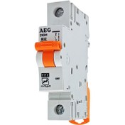 تصویر کلید مینیاتوری تک فاز 32 آمپر AEG تیپ C Miniature Circuit Breaker32A AEG