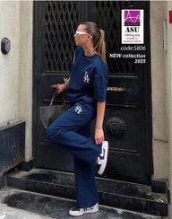 تصویر ست ۲ تکه تی‌شرت شلوار LA LA 2-piece T-shirt pants set