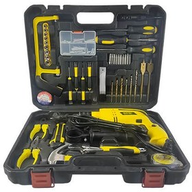 تصویر کیت ابزار 100 عددی دریل چکشی HK-ID13100 باس Hammer-drill-kit-HK-ID1310-UPSPRIT