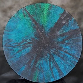 تصویر شمنیک درام پوست طبیعی مدل کوک بادی سبز آبی 