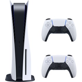 تصویر کنسول بازی سونی مدل PlayStation 5 ظرفیت 1ترابایت ریجن 2016A اروپا به همراه دسته اضافه و پایه شارژر 