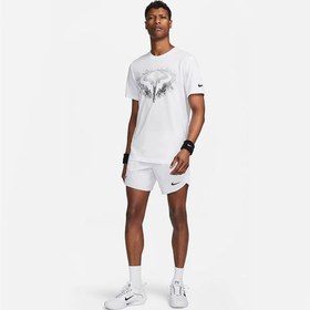 تصویر تی شرت تنیس مردانه نایک NikeCourt Rafa Dri-FIT- سفید 