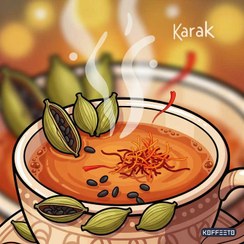 تصویر پودر چای کرک هل زعفران (ارسال رایگان) 