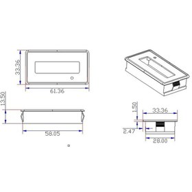 تصویر نمایشگر LCD ولتاژ و شارژ باتری لیتیومی/پلیمری و اسیدی 