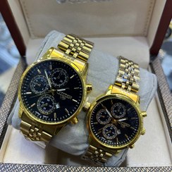 تصویر ساعت طرح سه موتور بغل سی تی زن وی ای پی ست ۵۸۹۲L - طلایی صفحه Citizen VIP Set 5892L three-motor copies watch