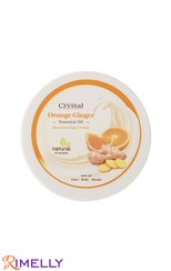 تصویر کرم مرطوب کننده صورت و بدن پرتقال و زنجبیل کریستال Crystal Moisturizing Cream Orange Ginger