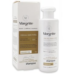 تصویر شامپو تقویتی و ضد ریزش کافئین مارگریت 250 میلی لیتر Margritte Caffeine Anti Hair Loss & Fortifying Shampoo 250 ml