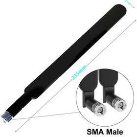تصویر آنتن مودم روتر 3G/4G هواوی مدل RP-SMA ا Huawei RP-SMA 5db 3G/4G Modem Router Antenna Huawei RP-SMA 5db 3G/4G Modem Router Antenna