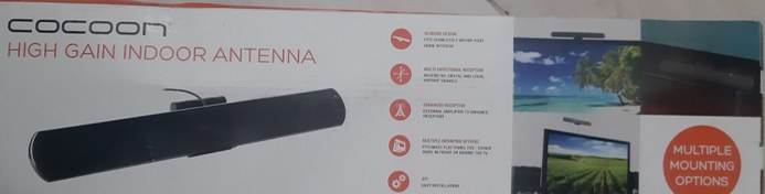 تصویر آنتن قدرتمند تلویزیون دیجیتال High Gain Indoor Antenna