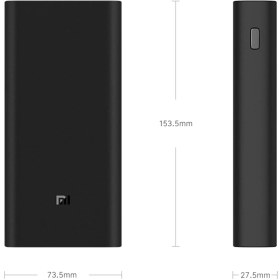 تصویر پاور بانک شیائومی مدل Mi Power Bank 3 Pro ظرفیت 20000 میلی آمپر ساعت 