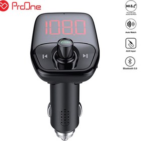 تصویر FM Player بلوتوثی + شارژر فندکی ProOne BT03 ProOne BT03 Bluetooth FM Player Car Charger