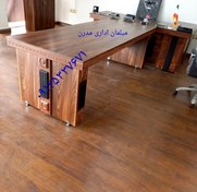 تصویر میز کنفرانس پایه باکس ۴ نفره و ۶ نفره 