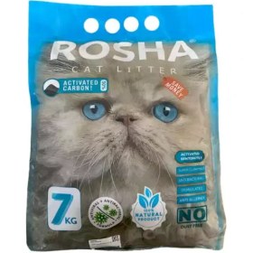 تصویر خاک گربه روشا کربن 50% | ROSHA Carbon Cat Litter 