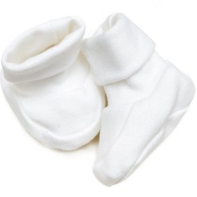 تصویر پاپوش سفید (nb تا 3 ماه) 