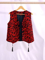 تصویر ژیله مناسب یلدا،پارچه تافته ،براق و شیک - طرح 