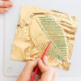 تصویر ورق طلا رویال بسته 100 عددی 