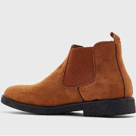 تصویر بوت‌های چرم مصنوعی چلسا برند robert wood Faux Suede Chelsea Boots