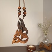 تصویر گردنبند چوبی فاطمه 